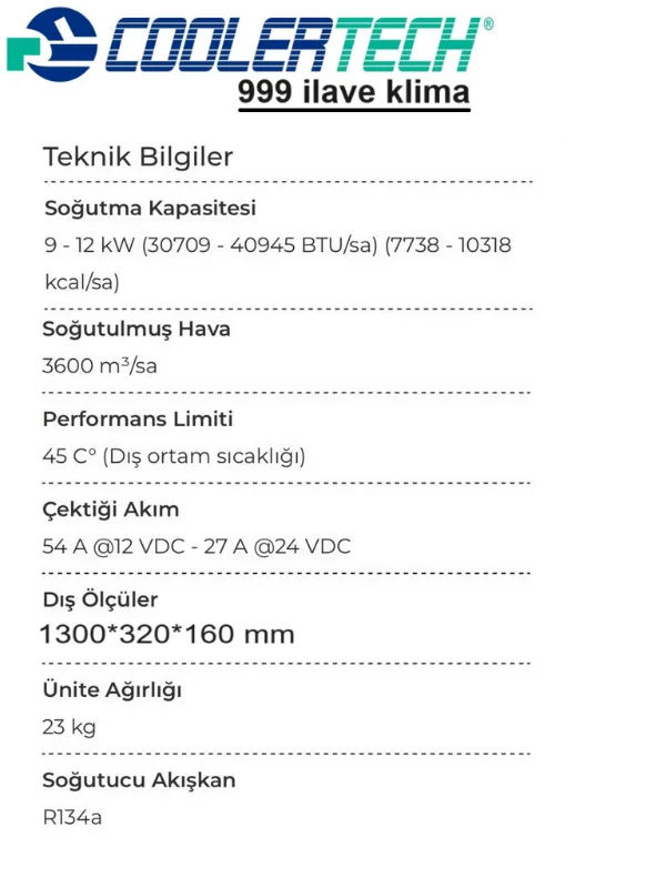 Üç Fanlı İlave Klima Set (999) için En İyi Seçim: Coolertech