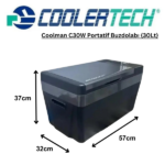 Coolman C30W Portatif Buzdolabı (30Lt)